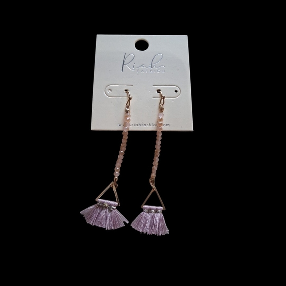 Jewelry - Lavender Tassel Earrings